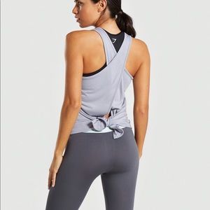 GYMSHARK Tie Back Vest  workout shirt Sz M